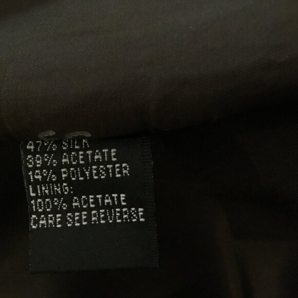 Carmen Marc Valvo Cocktail Dress Metallic Floral Gray Size 10 – Trendy, Stylish - Picture 11 of 14